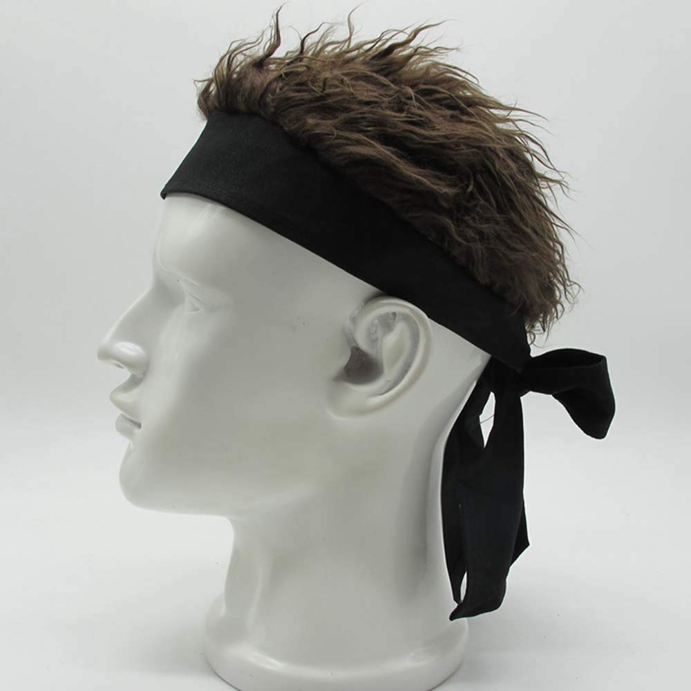 YEKEYI Fake Hair Baseball Hat with Wig Spiked Hairs Cycling Bike Bicycle Cap Fake Hair Wig Visor for Boy&Girl&Adult White Gray