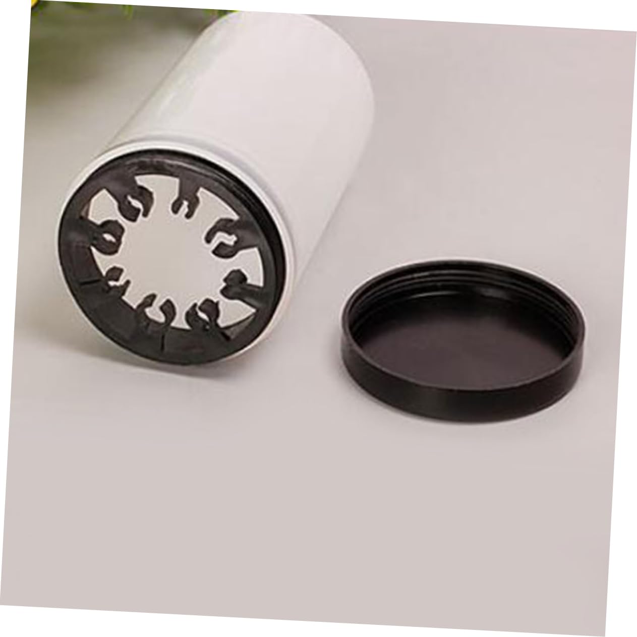 IWOWHERO 2pcs Nail Art Pen Wash Cup Crystal Pen Washing Bucket for Soaking Cleaning