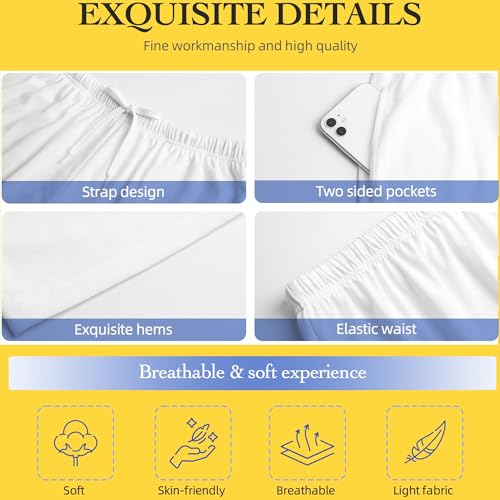 Personalized Pajamas Pants Gifts with Cat Photo for Mens, Custom Pj Bottoms Dog Pet Face Anniversary for Women Grandfather4