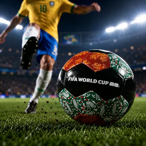 Image of Hamleys FIFA World Cup 2026 Official Licensed Merchandise | Size 5 Football | Black Graphic