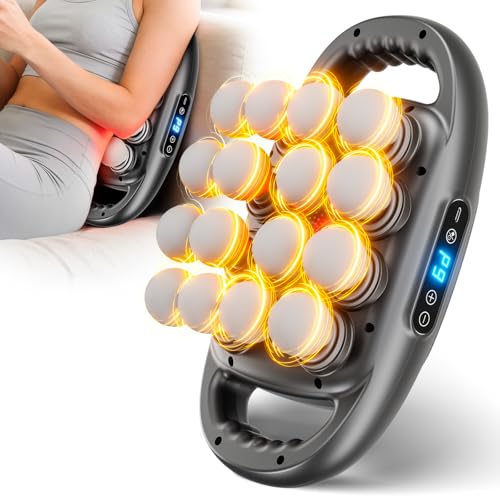 Image of 16 Head Massage Gun Deep Tissue, Quiet Back Massager for Pain Relief Deep Tissue with 9 Modes and 9 Intensities for Back, Shoulders, Arm, Legs, Foot, Body