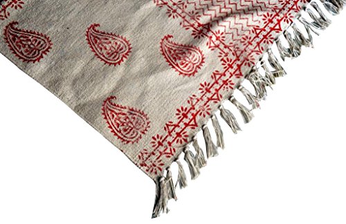 silkroude Nieuwe perzische tapijt hand blok print kilim tapijt moroccan tapijt Turkse kilim dhurrie - Afbeelding 4