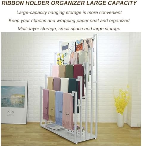 Scarf Hanger Organizer - Space-Saving Solution for Clothing Accessories, Ideal for Retail and Home Storage