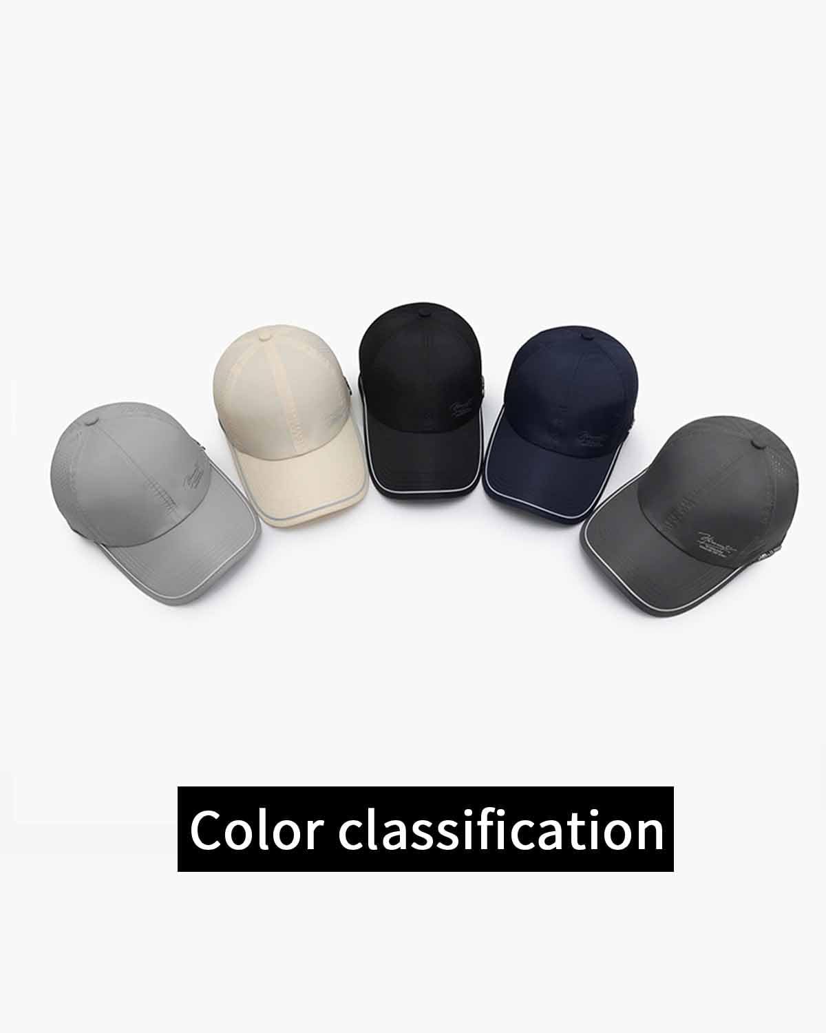 Lightweight Adjustable Mesh Sun Hat for Men Baseball Cap, Women, Grey (US, Numeric, 6 3/4, 7 5/8, Black)