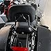 AUFER Detachable Upright Passenger Backrest Sissy Bar w/Back Rest Pad Compatible With For Touring Road King Street Glide Electra Glide Road Glide FLHR FLHX FLHT FLTR 2009-2023（Black）