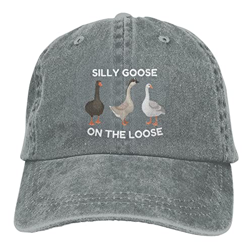 Image of Funny Silly Goose Hat Silly Goosee On The Loose Hat for Women Dad Hats Funny Hats