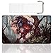 LIUYANZE Board Game TCG Playmat Table Mats Games Size 60X35 cm Play Mats Compatible for MTG RPG CCG Trading Card Game Mousepad (Nyxborn-Wolf)