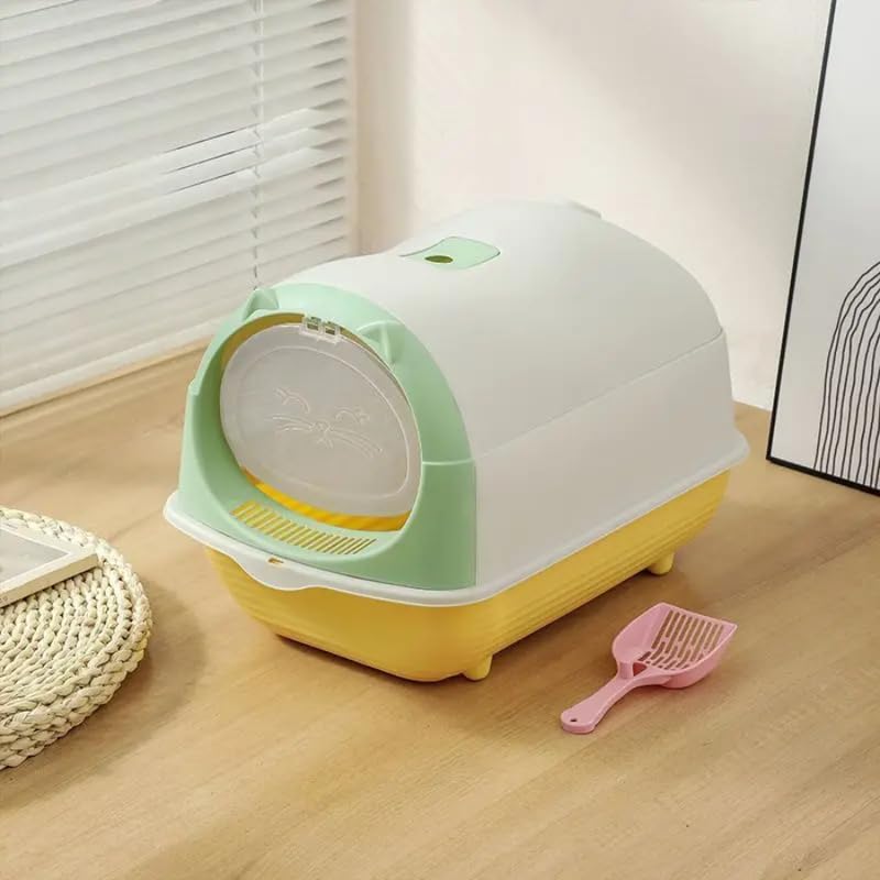 BohoBark Large Cat Bedpans Sandbox Bathroom Villa High Cat Toilet Enclosure Strainer Outdoor Arenero para Gatos Cat Litter Furniture (B0CVQCQKRQ) Amazon Price History, Amazon Price Tracker
