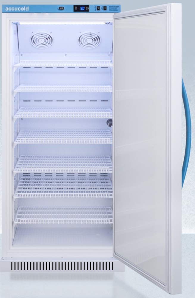 Summit Appliance Ars8pv Pharma-Vac Performance Series 8 Cu.Ft. Upright Vaccine All-Refrigerator With Automatic Defrost, Factory-Installed Lock, Digital Thermostat And White Cabinet on Fridge.com - View 2