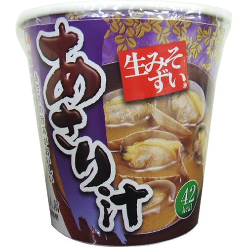 Asahimatsushokuhin cup raw miso stamens clams juice (23g
