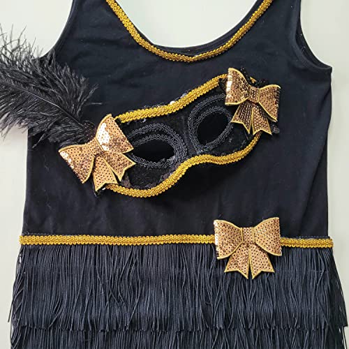 Trims By The Yard 6" Chainette Fringe Trim | Black | (5 Yard Cut) #TOP2