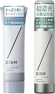 ディズム オールインワンジェル ライト [さっぱりタイプ] + クリーミーフォームウォッシュ セット 洗顔 メンズ レディース 男女兼用 DISM