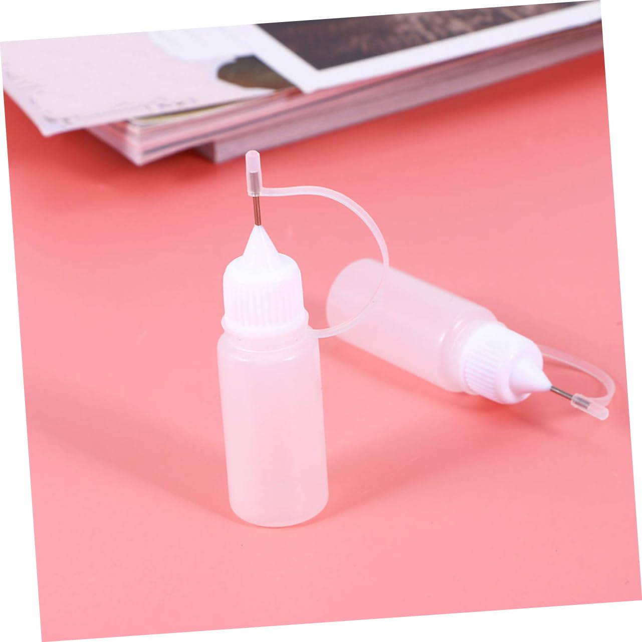 iplusmile 100stücke Quetschflasche Präzisions-applicator Für Kleber Öle Und Kosmetik Lebensmittelechte Pe Flasche Mit Dichten Verschlüssen Für -projekte Und Reisen