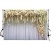 Produktbild WaW 10x6.5Fuß Fotografie Hintergrund Blume Wand Fotohintergrund Hochzeit Weiß Vorhang Hintergrund Rot Blume Kulissen Hintergrund Geburtstag Foto Studio Hintergründe Mikrofaser (3x2m)