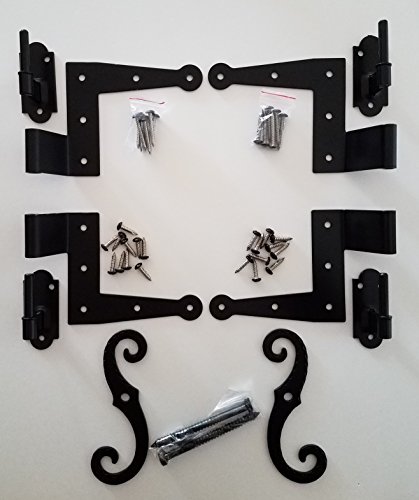 Black Friday - 50% OFF Stainless Steel Colonial Shutter Hardware (1/2 Offset) Complete Window Kit