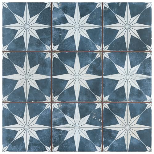 Merola Tile Harmonia Kings Star Sky 13" x 13" Ceramic