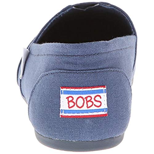 Image of Skechers Women's BOBS Plush Peace and Love,Navy /Navy,US 9.5 W