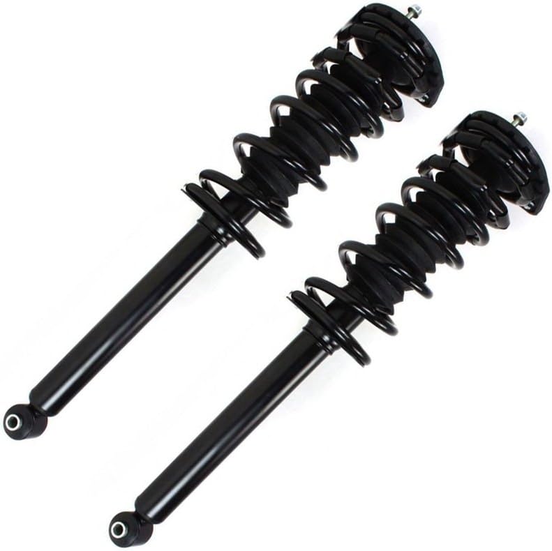 DTA 60098 Rear Complete Strut Assemblies With Springs and Mounts Ready to Install OE Replacement -2-pc Pair Compatible with 1993-98 Jetta