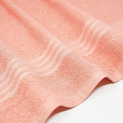 Trident Bath Towels Trisafe 2 Piece Premium Towels Set For Bathroom, Daily Use, Absorbent Super Soft, Quick Dry Guest Shower Towels - Barbie Pink #TOP2