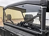 A&S AUDIO AND SHIELD DESIGNS 2016-2020 CAN-AM DEFENDER REAR 1/4 STANDARD POLYCARBONATE WINDSHIELD