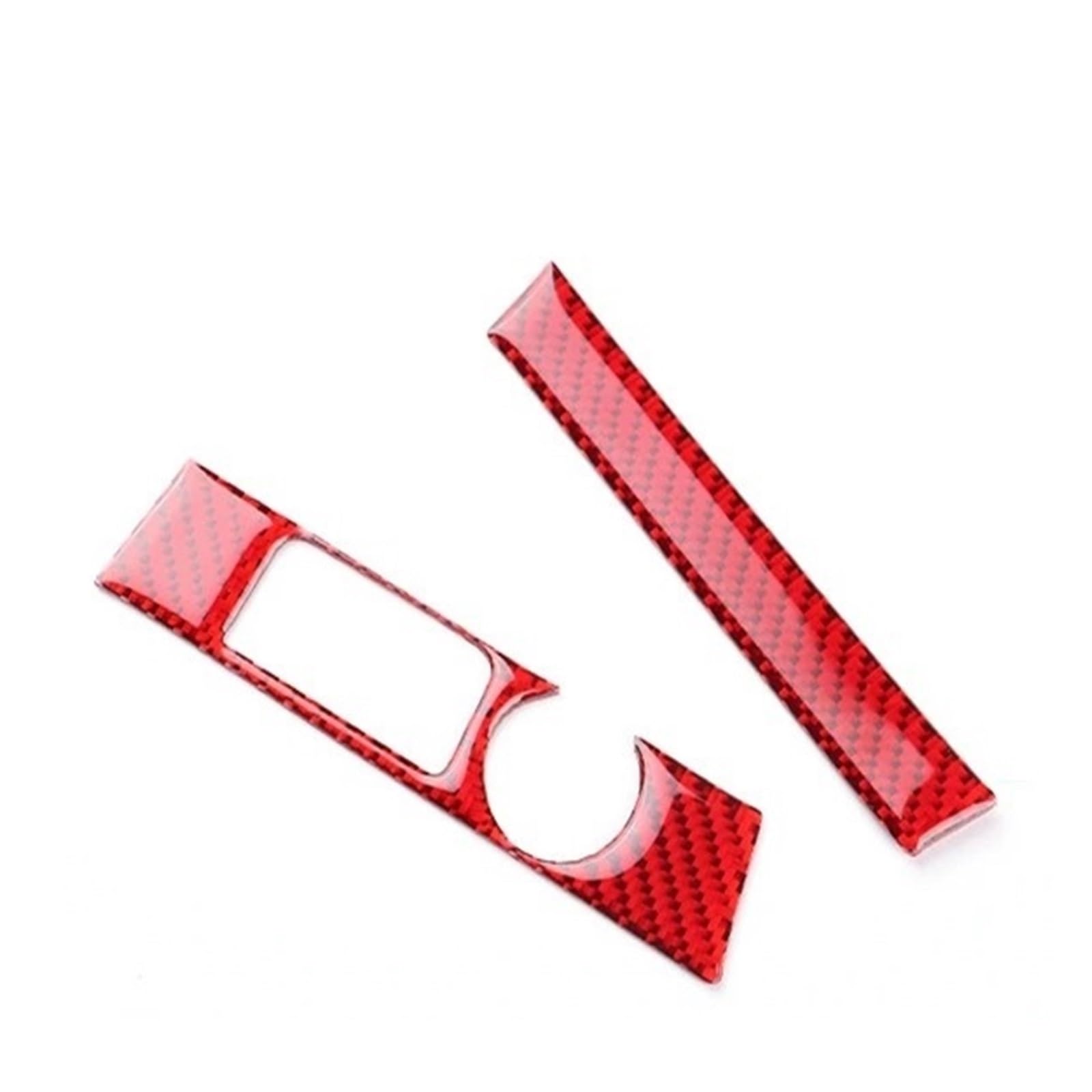 Car Interior Sticker Sticker for Seat for Leon MK3 2017 2018 2019 LHD RHD Car Central Control Side Frame Trim Interior Accessories(Red)