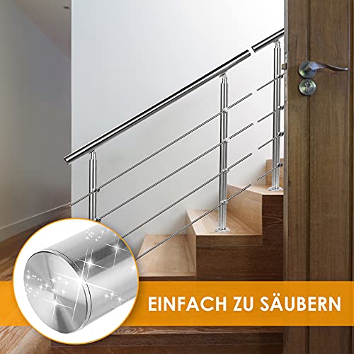 EINFEBEN Corrimano in acciaio inox per scale