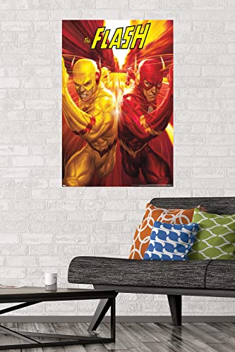 Trends International DC Comics - The Flash and The Reverse Flash - Race Wall Poster, 22.375