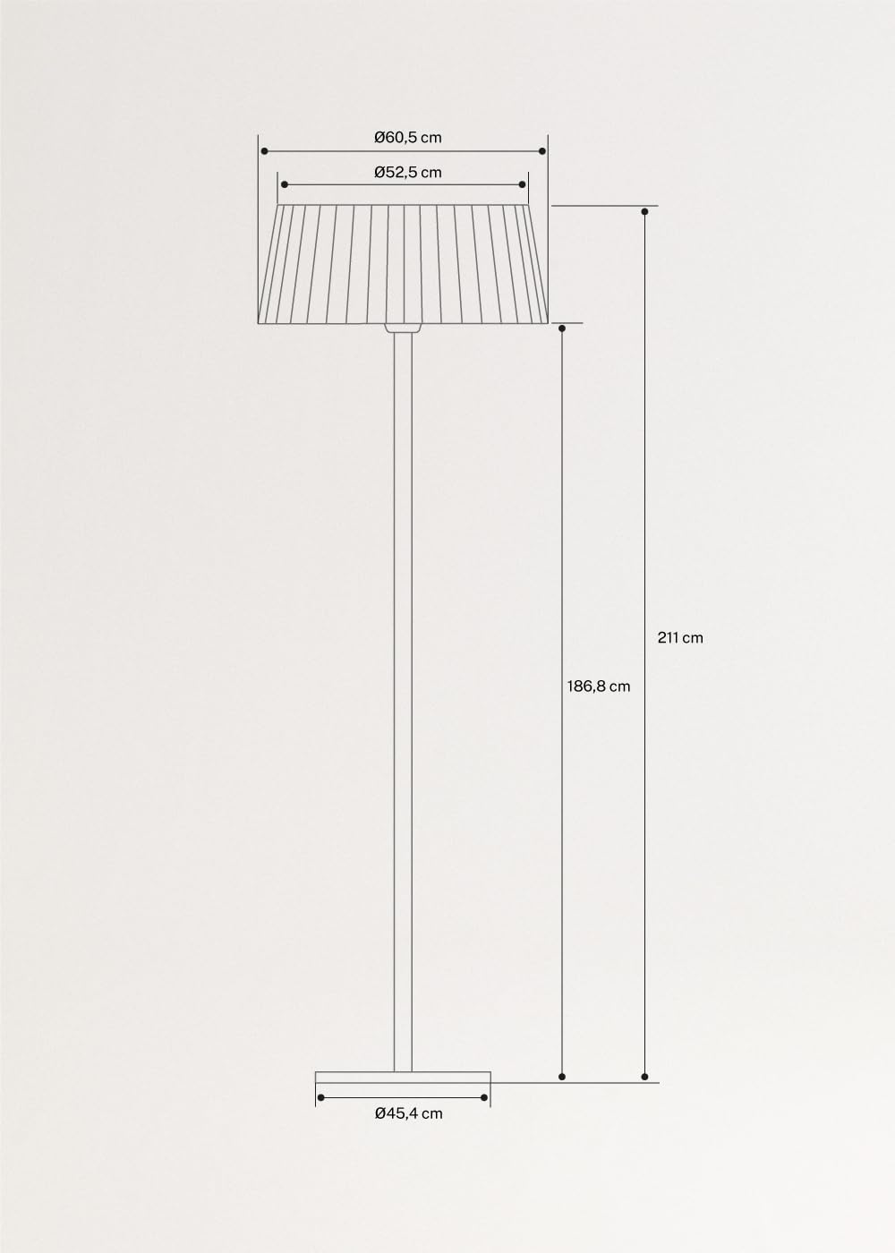CREATE/PATIO HEATER/Estufa de infrarrojos para terrazas y exteriores negro/Infrarrojos por carbono, sistema de seguridad, desconexión automática, 3 potencias de calefacción, 2100W