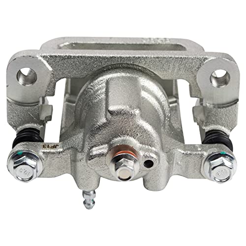 Image of TRQ Front and Rear Brake Caliper Set Zinc Coated Brackets Compatible with 2014-2019 Nissan Rogue