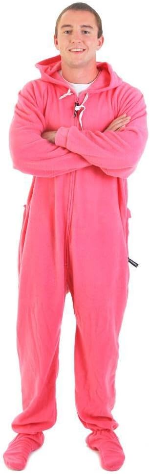 Forever Lazy Adult Onesie Pajamas, Footed Fleece One-Piece Unisex Lounge for Women and Men with Detachable Feet image 3
