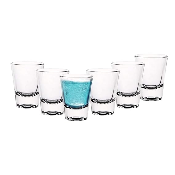 Cello Carino Shot Glass Set, 60ml, Set of 6, Clear