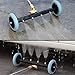 ZALALOVA Pressure Washer Undercarriage Cleaner, 16 Inch Power Washer Surface Cleaner Attachments, Under Car Wash Water Broom w/ 2 Pcs Extension Wand 1 Pc 60¡ã Angled Wand, 4000 PSI