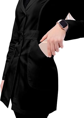 Miniatura 5 de Adar - Abrigos de laboratorio universales para mujer, abrigo de laboratorio Perfection de 32 pulgadas