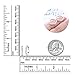 Sllaiss Minimalist 12mm Ear Cuff Cubic Zirconia 925 Sterling Silver Cuff Earrings for Women CZ Pave Non Pierced Ear Cuff 18K Gold Plated