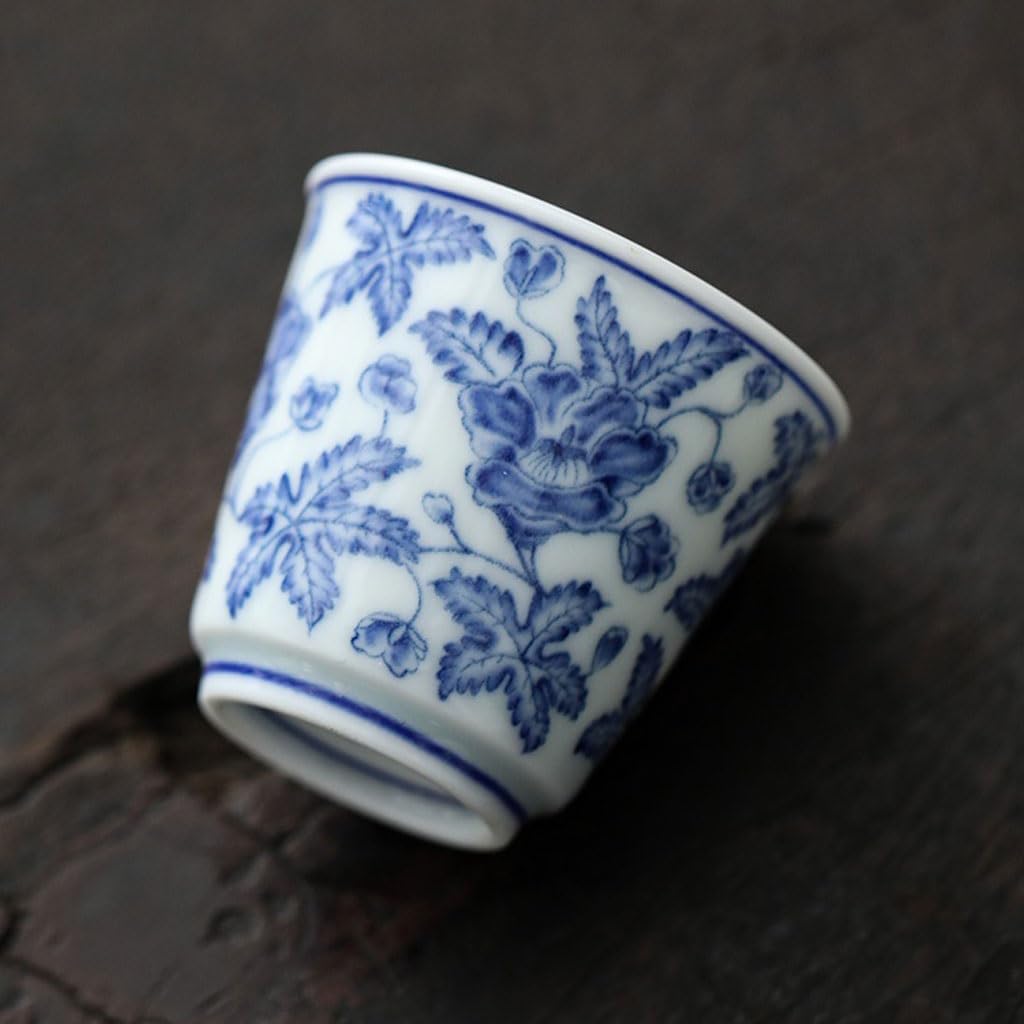 Filiżanka do herbaty Biała Porcelana Ceramiczna Kubek do Herbaty, Mały Domowy Kubek Do Herbaty, Osobisty Popołudniowy Kubek do herbaty Pojemnik do zanurzania