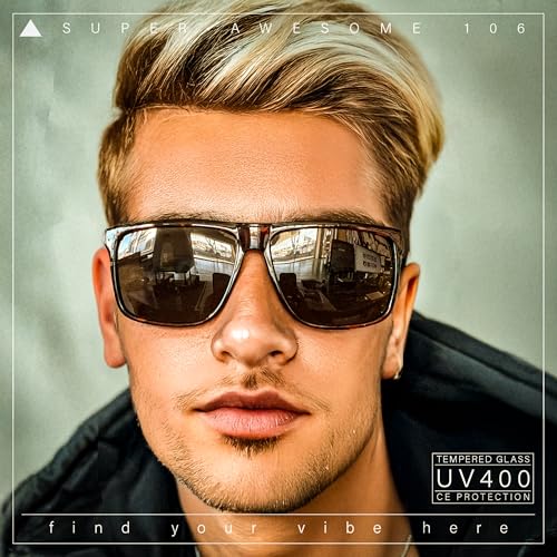 SA106 Temper Glass Shatterpoof Lens Oversize Thin Plastic Horned Sunglasses2