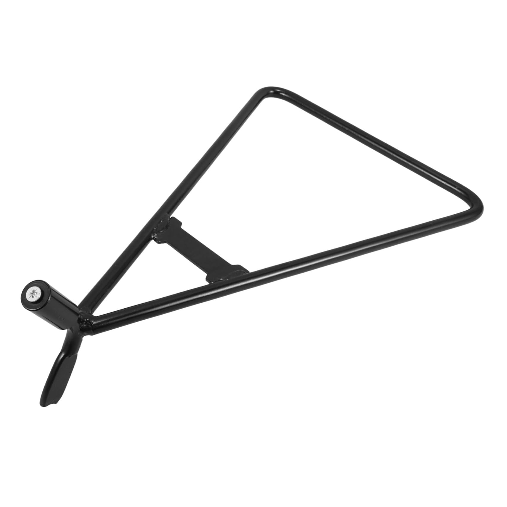 Béquille Triangulaire Support Latéral en Fer Noire, de Moto