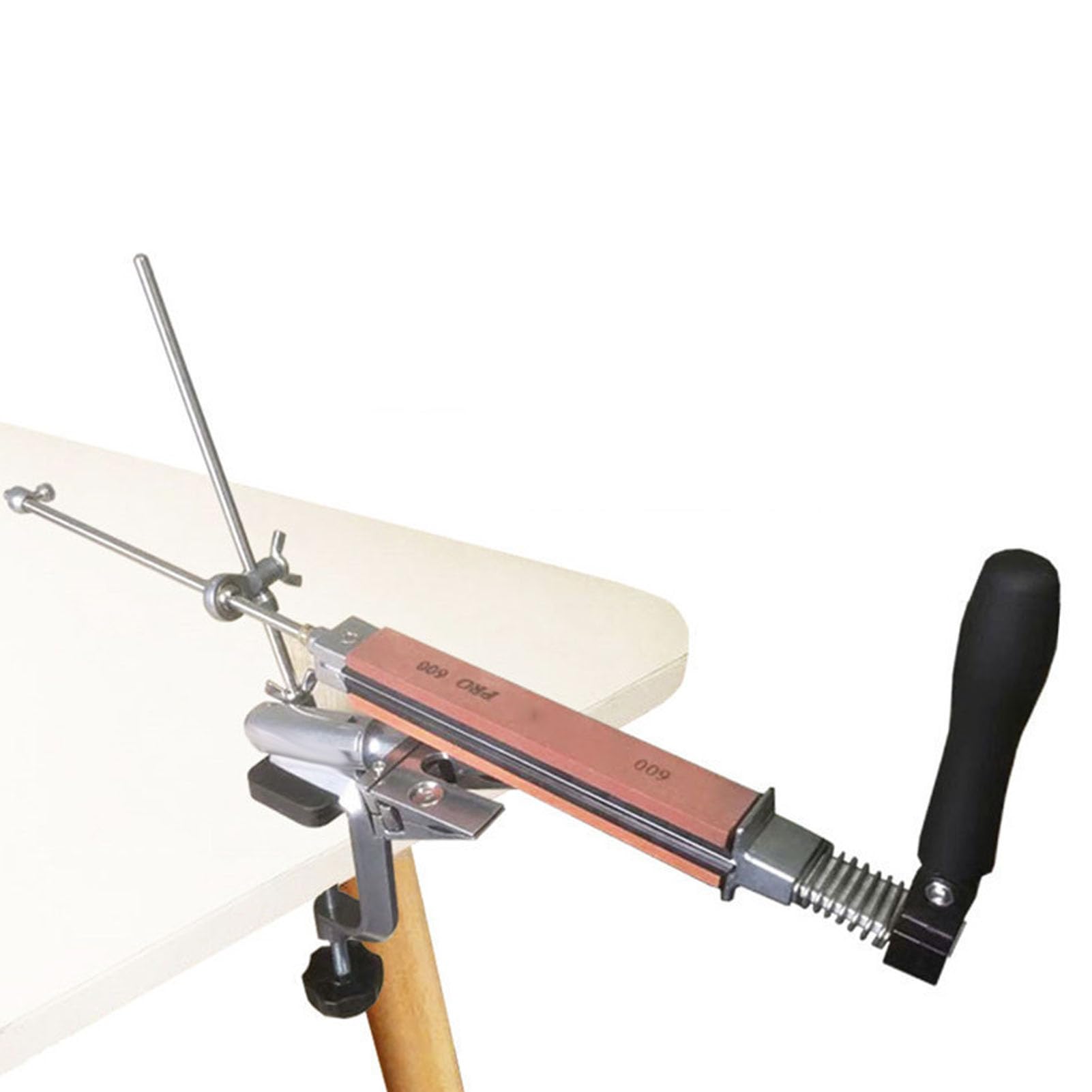 Luocute Kit de Afilado Profesional con Caja de Almacenamiento, Rotación de Flip de 360 Grados Angle de ángulo Fijo Clip de Cocina Chef Cutter Skinter Herramienta