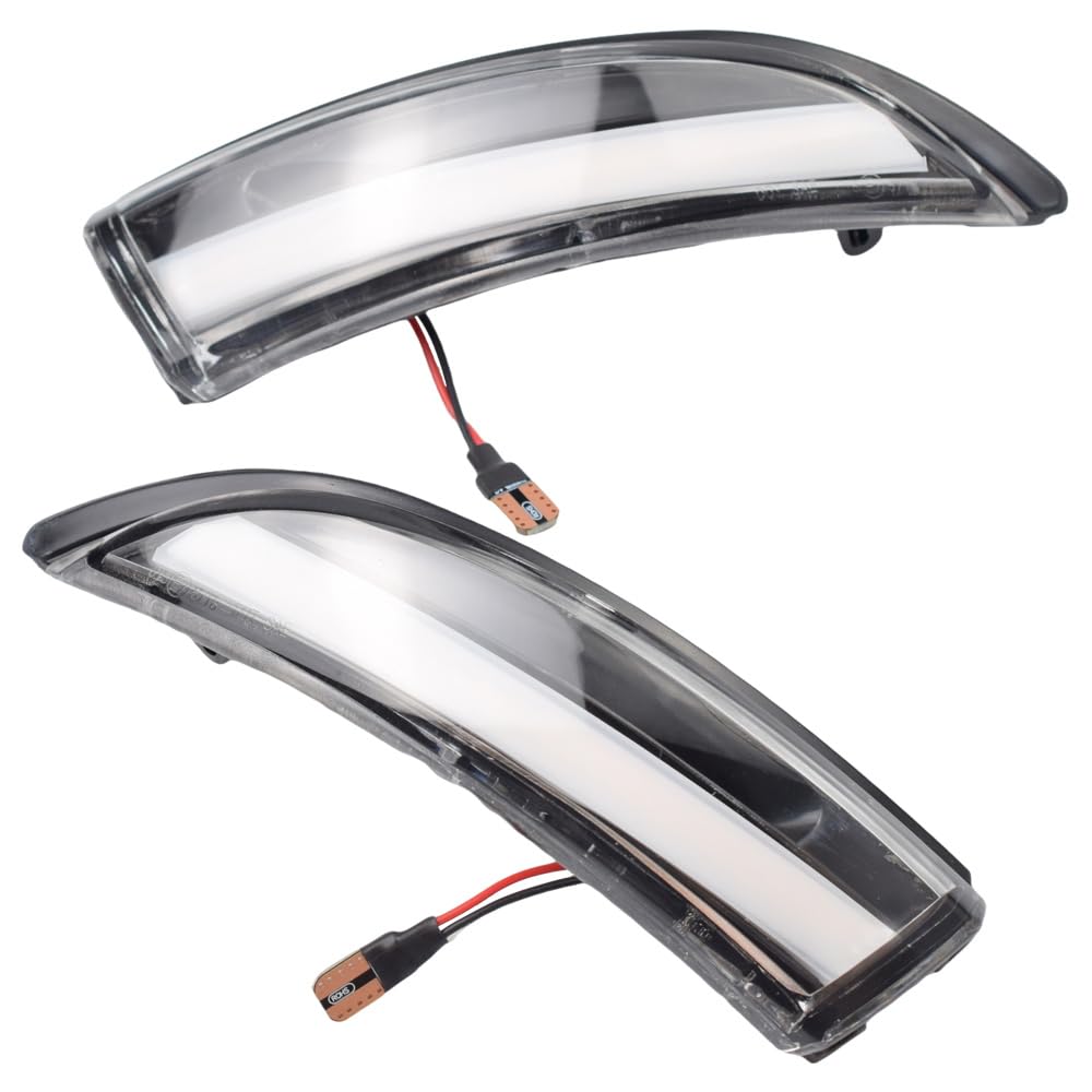 2 Piezas LED Luces Intermitentes Laterales Dinamicos Coche Luz para Ford Fiesta Mk7 2008-2017 Para Ford B-Max 2012-2017