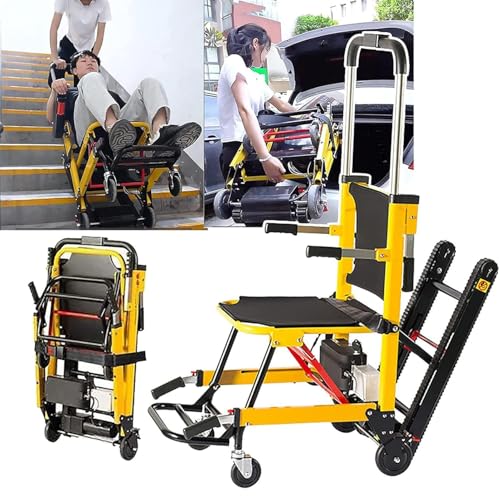 Elevador Escaleras Eléctrico - Carretilla Plegable Y Ligera Para Escaleras Silla Ruedas, Elevador Escaleras Para Personas Mayores Con Discapacidad Y Ancianos, Capacidad Carga De 353 Lb