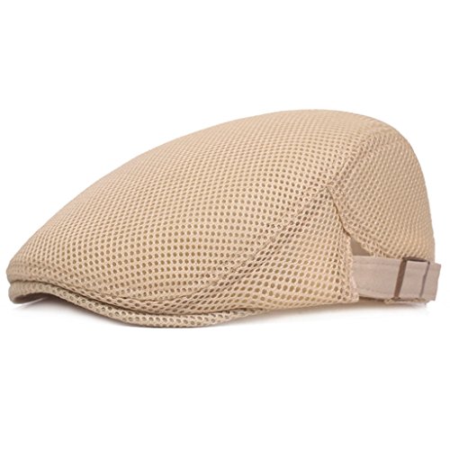 jackyee-Mesh-Cap-Male-et-Female-Beret-Beige-Mens-Respirant-Mesh-Summer-Duckbill-Chapeau-Newsboy-Beret-Ivy-Cap-Cabbie-Flat-Soft