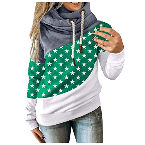 Hoodies for Women, Women's Cowl Neck Hoodie Warm Thermal Hooded Sweatshirts Loose Fit Fall Tops with Pockets