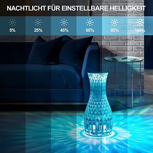 ICARE Lampada Cristallo Touch,Lampada cristallo in...