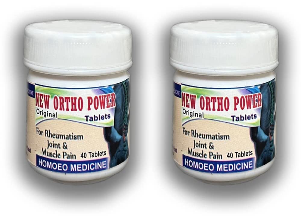 Ayurvedic new Ortho Power Tablet (2 x 40 Units) Tablets (2 x 40 Units)