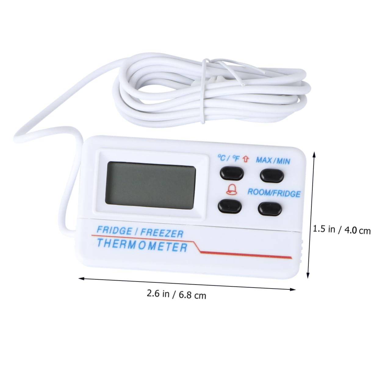 3pezzi Termometro Professionale Per Frigorifero e Congelatore Allarme Per Temperature e Basse Termometro Per Uso Ed Design Compatto e Precisione