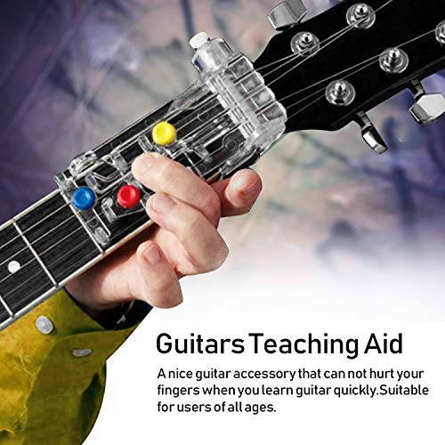 Honeytecs Sistema de aprendizagem de guitarra Instrumento de aprendizagem de guitarras ABS Acessório