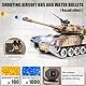 1:18 RC Panzer T90, 2.4GHz Panzer Ferngesteuert mit Schussfunktion, WW2 Militär, Ferngesteuertes Militärfahrzeug mit Metallketten, Rauch, Licht, Sound, Armee Spielzeug für Kinder Erwachsene