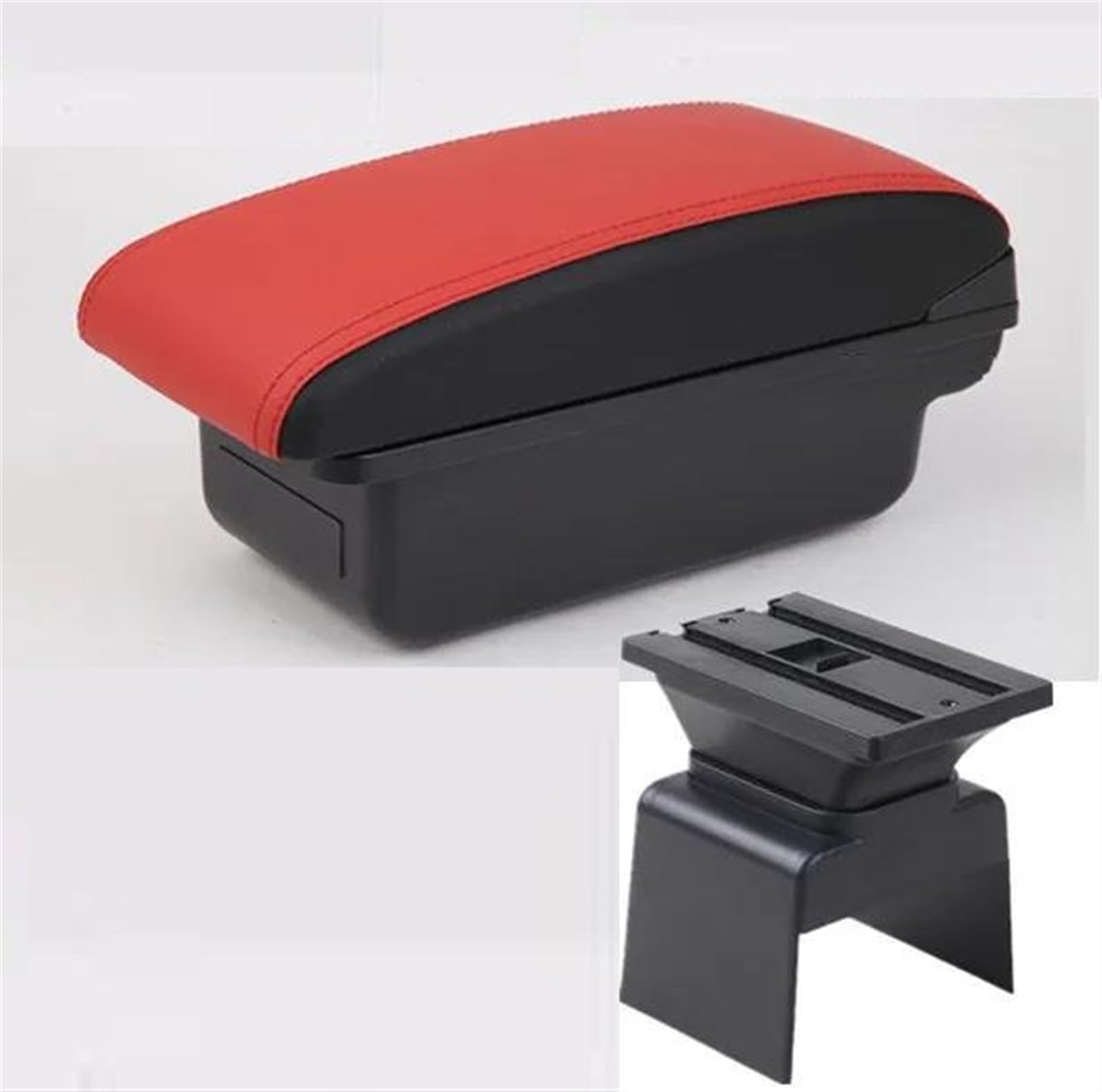 Noheeu A Red Black No Usb Car Accessories Interior Details Armrest Storage Box Modification Parts For 307 Cc Convertible