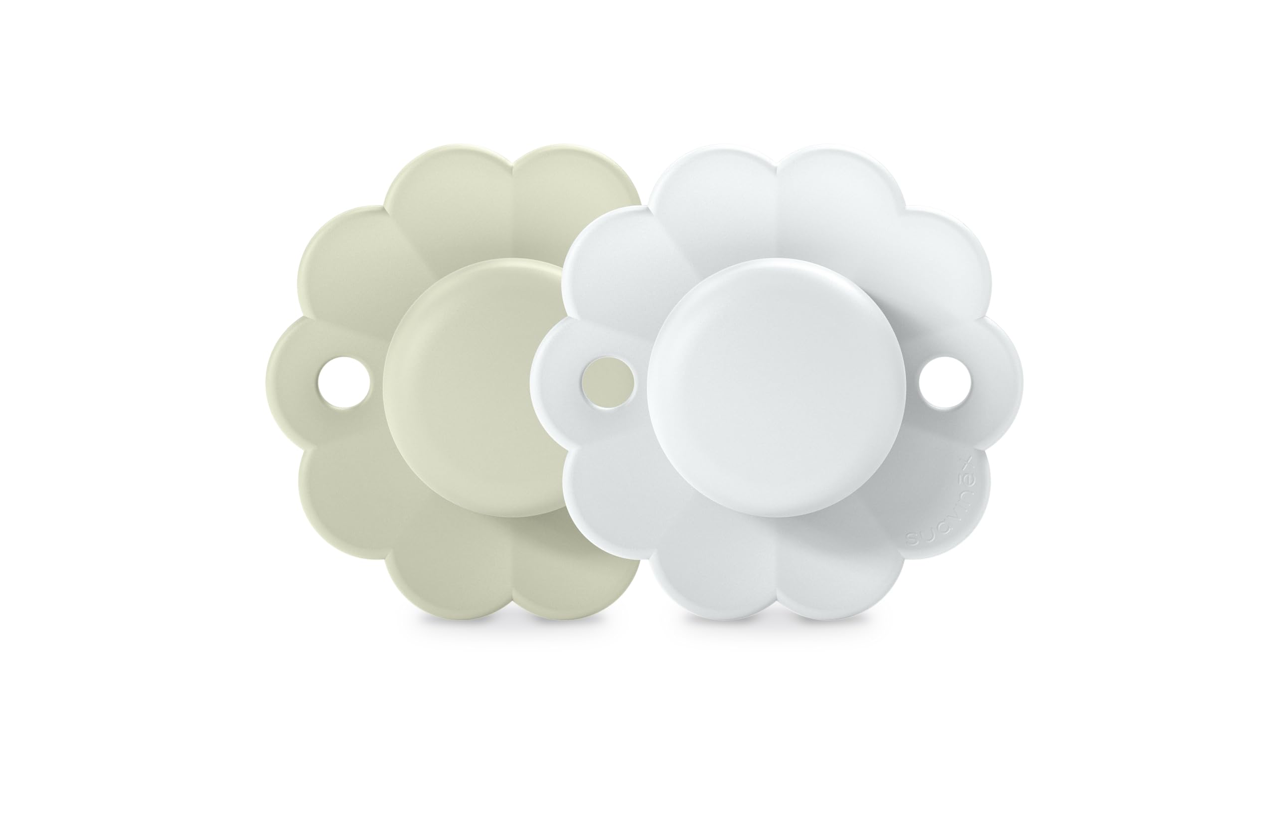 Suavinex Wonder Baby Pacifier, SX Pro Silicone Nipple, Reversible, Non Irritating Shield Design, 2 Pk Pacifiers 0-6 Months, Made in Europe, Aqua/Blue