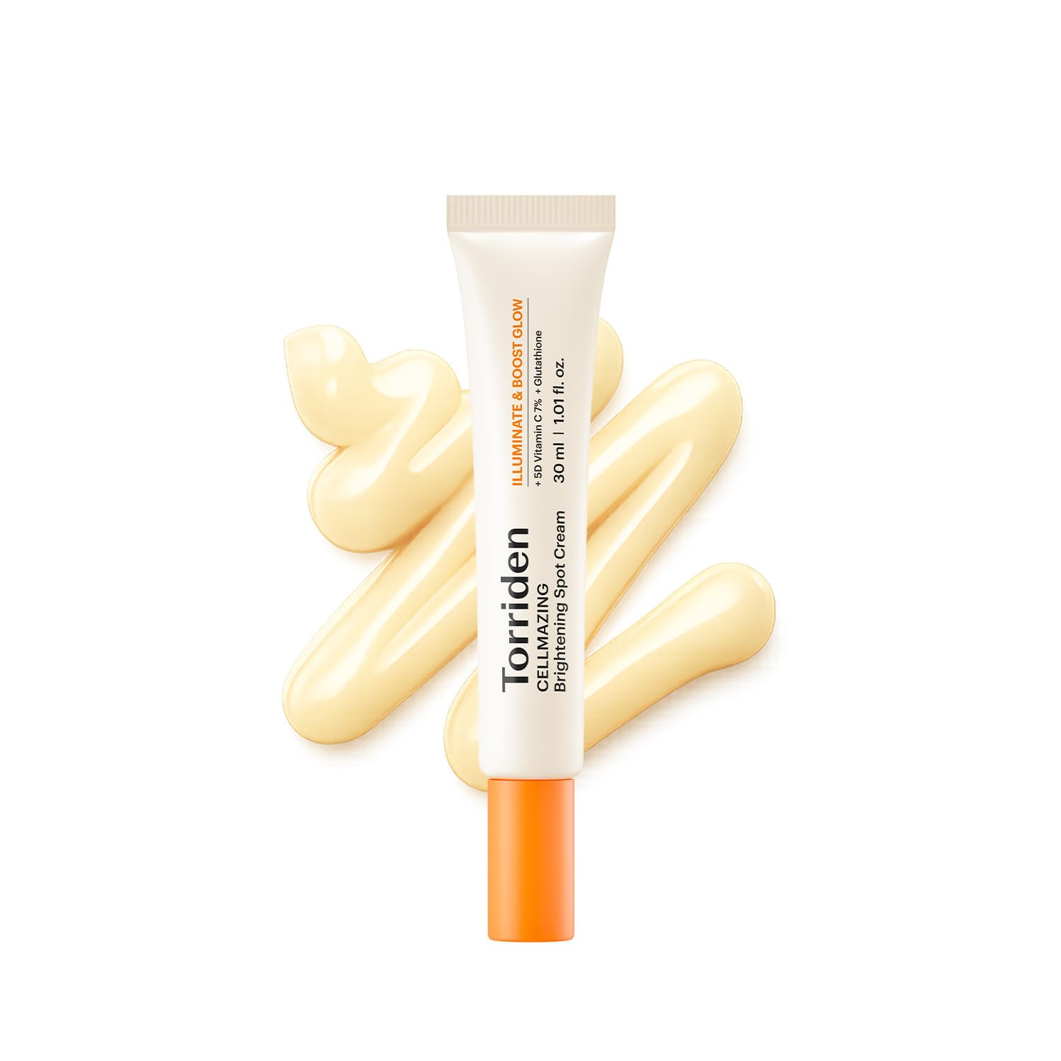 Torriden CELLMAZING Vita C Spot Cream 30ml | 7% Vitamic C Complex for Uneven Skin Tone, Radiance Boost | Niacinamide & Glutathione | Korean Skincare